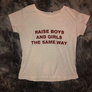 RAISE BOYS AND GIRLS THE SAME WAY BRANDY MELVILLE